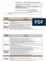 Matriz Del Area de Matematica Tercer Año