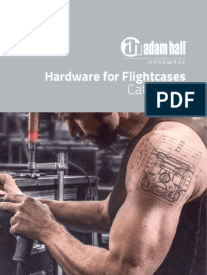 Adam Hall Hardware 87999 - 2 x schwarze Befestigungsklammern 95 x