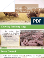 CARE and MANAGEMENT (Growing Finishing Pigs) - AS2