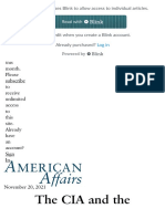 The CIA and the New Dialect of Power - American Affairs Journal