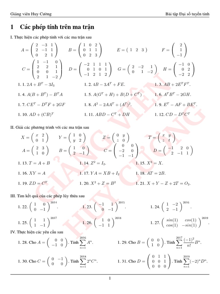 Baitap TCC A | PDF