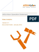 Allgovision Operation Statement: Video Analytics