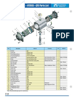 Pneumatic Actuator Parts List