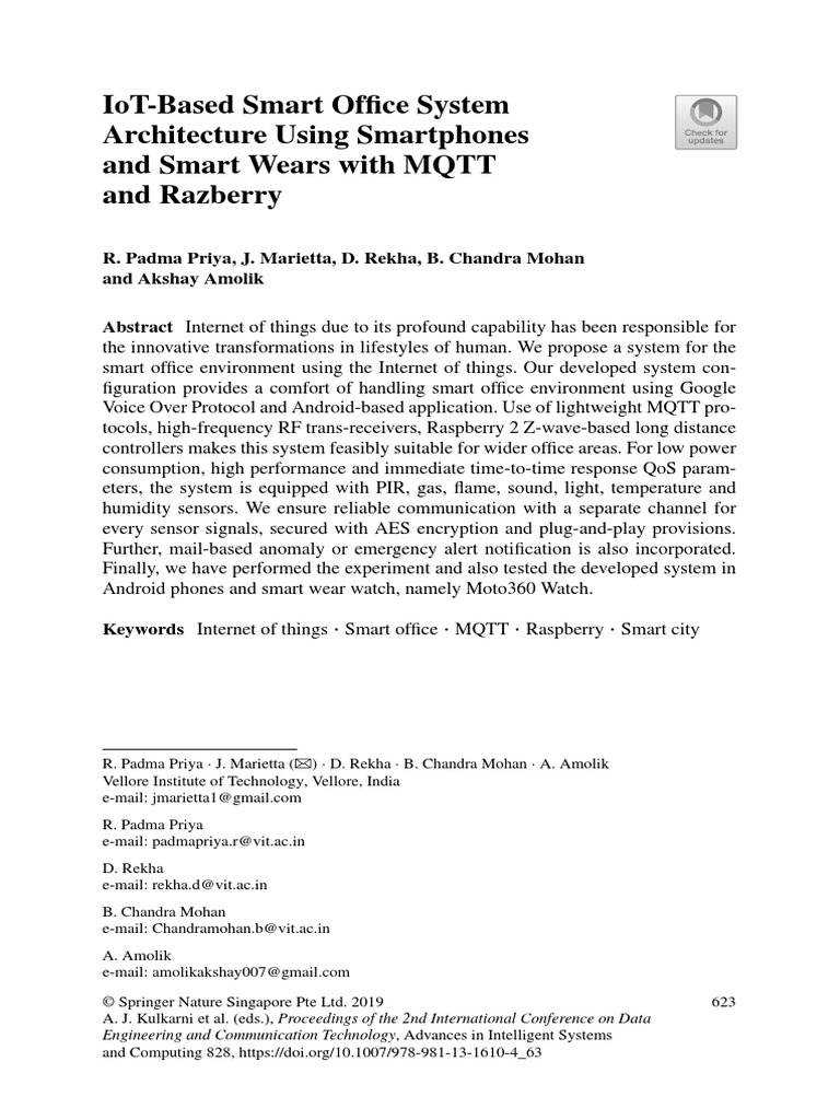 Conference Paper PDF Of Things Computing