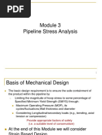 Module 3 Pipeline Stress Analysis