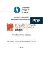 Cuadernillo de las IV Olimpiadas de Economía de la UNGS - 2022 - 