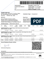 Bill To / Ship To:: Qty Gross Amount Discount Other Charges Taxable Amount CGST SGST/ Ugst Igst Cess Total Amount