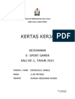 Kertas Kerja e Sport 2021