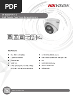 Ds-2Cd2347G3E-L 4 MP Colorvu Fixed Turret Network Camera: Key Features