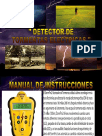 Detector Tormentas Eléctricas - MANUAL