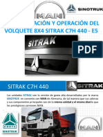 Volquete 8X4 Sitrak C7H-440 - E5 - ZF Intarder-Qr