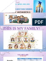 3ro y 4to - Family Members- Clases de Ingles