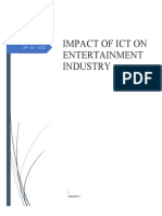 Impact of Ict in Entertainment Industry
