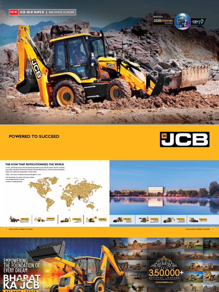 JCB 3DX Super Eco Xpert Backhoe Specifications PDF 1 PDF
