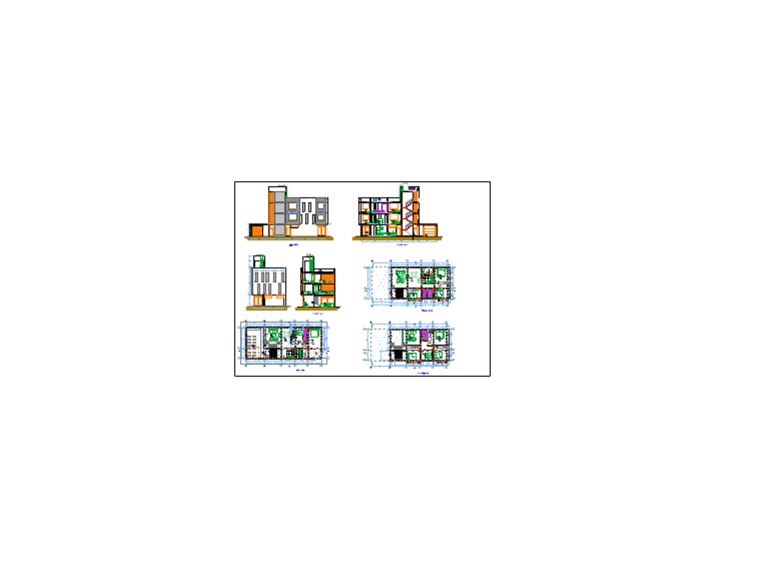 Three Story Building Plan | PDF