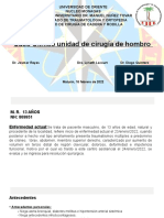 Caso Clínico Unidad de Cirugía de Hombro