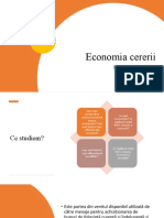 Economia Cererii