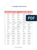 1000 English Verbs Forms (EE)
