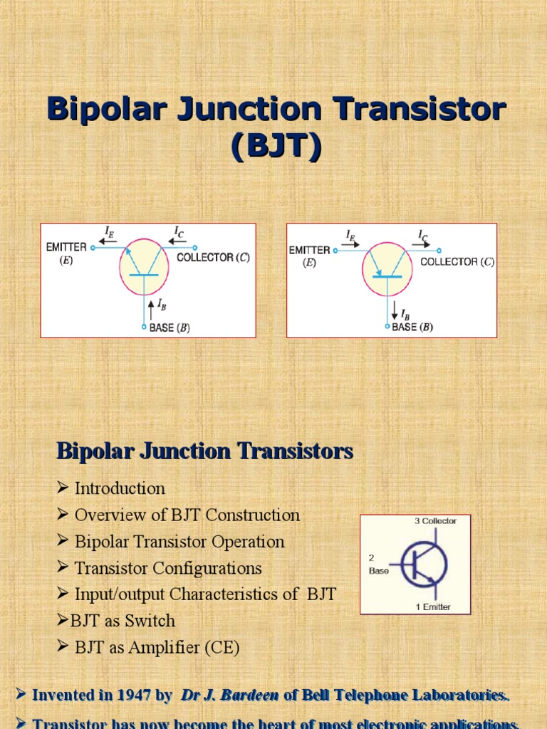 Bipolar Junction Transistor PDF Bipolar Junction Transistor PN