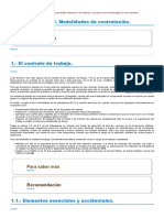 El Contrato Laboral. Modalidades de Contratación