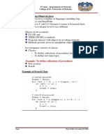 Understanding Object in Java: Example: To Define Collections of Procedures