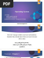 Operating System: Lecturer Ameer Sameer Hamood University of Babylon