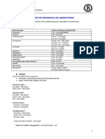 Valores de Referencia de Laboratorio