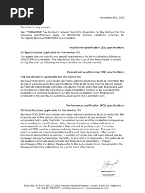 IQ OQ PQ Applicability Bionova Auto Readers