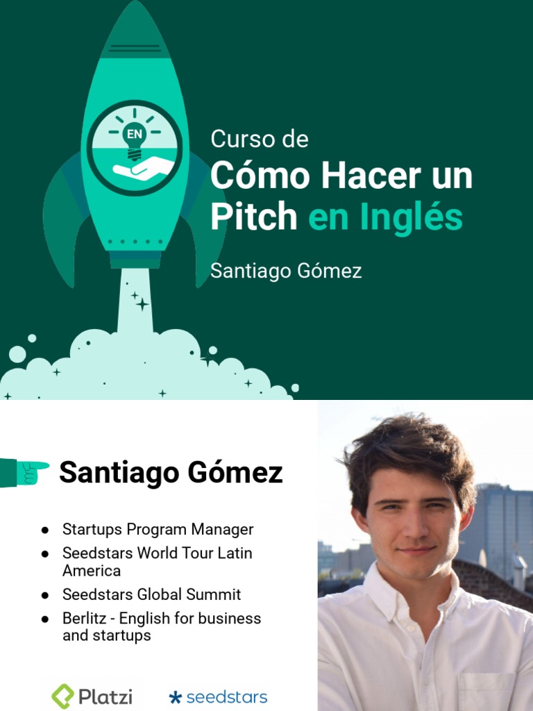 Pitch en Ingles PDF Business Model Business