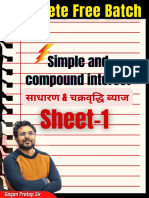 Complete Practice of SI & CI by Gagan Pratap Sir