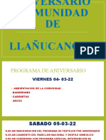 Aniversario Llañucancha