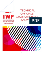 IWF to Exam 2019 Answers