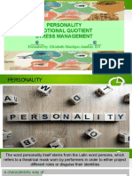 Personality - Emotional Intelligence and Stress MNGT
