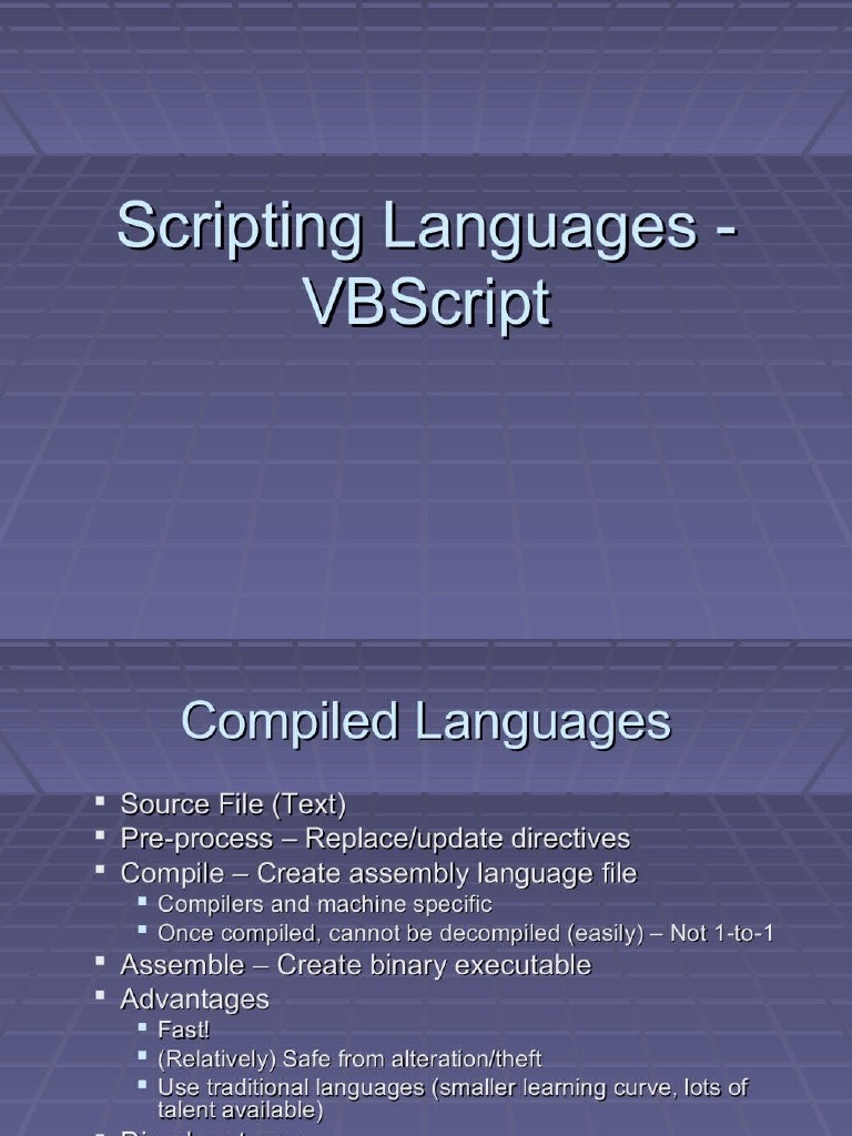 VB Script | PDF