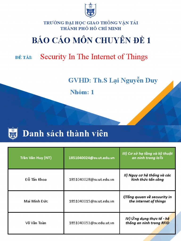 Security in The Internet of Things | PDF