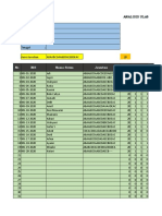 No NIS Nama Siswa Jawaban JML Nomor Soal 1 2 3: Analisis Ulangan Harian
