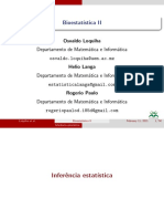 Teoria de Amostragem - Biostat II - 2020