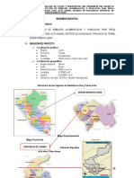 Actualización costos presupuestos embalses Alumbracocha Yanacocha