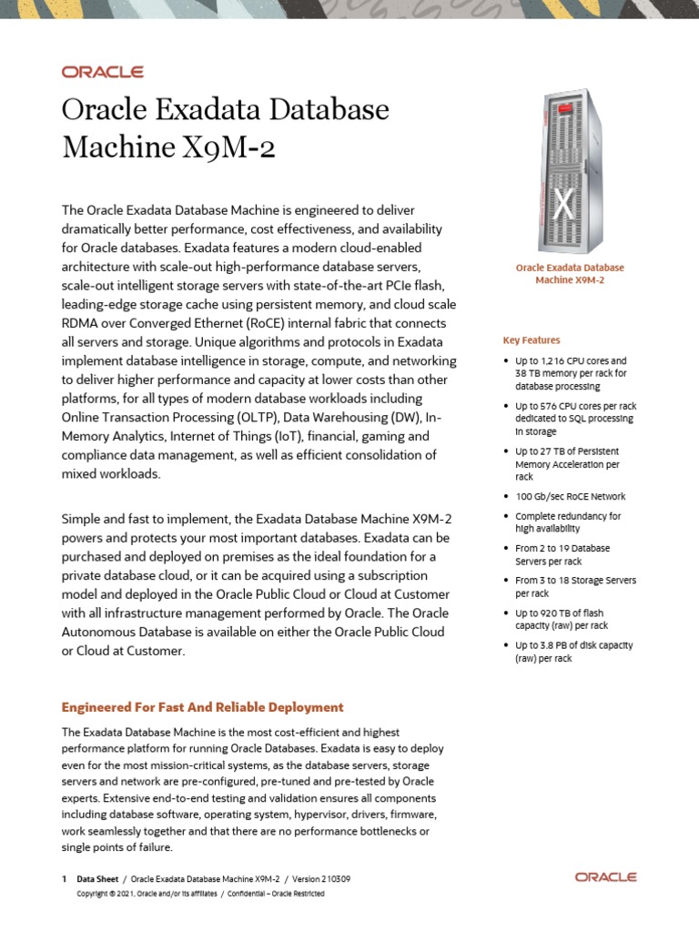 Exadata X9M 2 DS PDF
