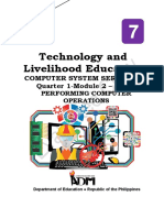 Technology and Livelihood Education: Computer System Servicing Quarter 1-Module 2 - Part 2