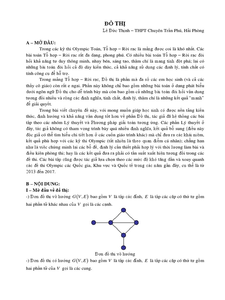 Ly Thuyet Do Thi | PDF
