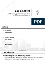 Process Control: An Introductory Guide To Sensing Devices For Chemical Engineers (2 of 4)