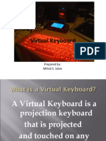 Virtual Keyboard: Prepared By: Milind S. Salve