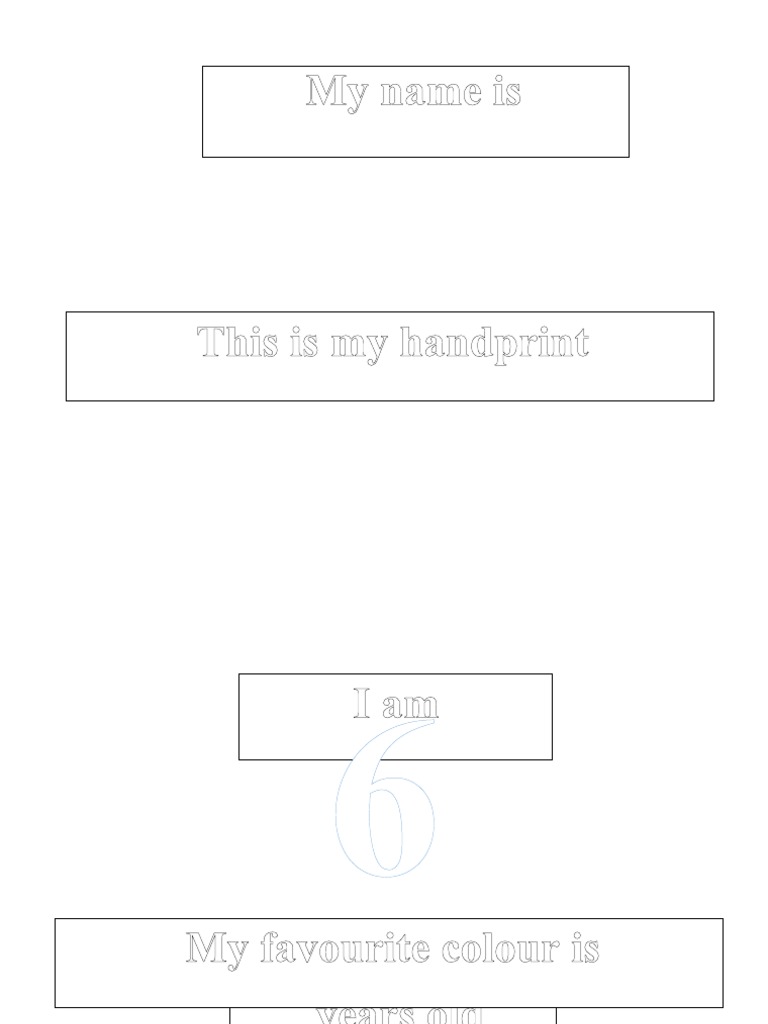 Myself Template | PDF