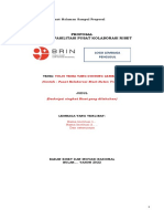 Proposal Program Fasilitasi Pusat Kolaborasi Riset: Lampiran I. Contoh Format Halaman Sampul Proposal
