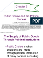 Public Choice and The Political Process