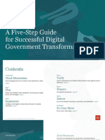 A Five-Step Guide For Successful Digital Government Transformations