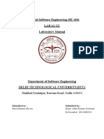 Empirical Software Engineering (SE-404) LAB A1-G1 Laboratory Manual