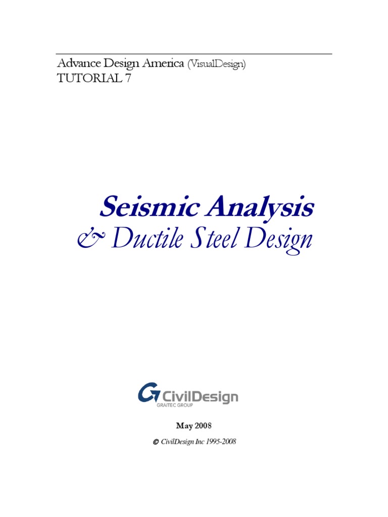 Seismic Analysis: & Ductile Steel Design | PDF | Normal Mode ...