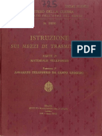 Istruzione sui mezzi di trasmissione - Parte 2ª - Materiale telefonico - Fascicolo 1° - Apparato telefonico da campo leggero (2826) 1940